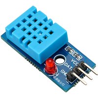 Spot DHT11 Temperature and Humidity Module Wholesale with Adapter Board Single Bus Output Digital Signal Humidity Sensor