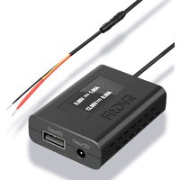 FitDVR Dash Cam Adapter for Universal Car Model, LED Display, USB Power Source Cable, DVR Accessories, Easy to Install, D3-044