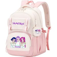 Mochila KPop Demon Hunters Backpack Print Capacity Lightweight Daypack Schoolbag Girl Casual Travel Commute Bag