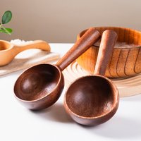 Eating and Broadcasting The Same Wooden Spoon, Internet Famous Water Ladle, Wine Ladle, Household Long Handled Spoon