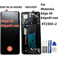 NEW 6.55'' OLED For Motorola Edge 40 LCD XT2303-2 Display Screen Touch Panel Digitizer Replacement Parts For Moto Edge40 neo LCD