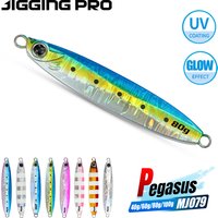 JIGGINGPRO Coltsniper Metal Jig 35g 45g 60g 80g 100g Long Casting Slow Jigging Lure Saltwater Fishing Lures