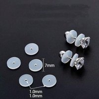 10PCS Piercing Healing Silicone Discs Flexible Anti Hyperplasia Prevents Irritation Inflammation Ear Stud Nose Ring Lip Piercing