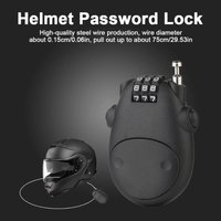 AliExpress XMSJ Motorcycle helmet lock, bicycle power cord combination lock, combination lock, high-precision wheel combination lock