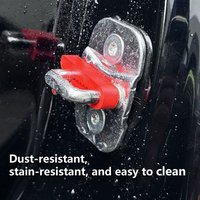 4pcs Car Door Shock Absorber Universal Car Door Buckle Soundproof Deadener Damper Cushion Anti-Vibration Buffer Pad Cars Parts