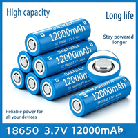Nowa bateria litowo-jonowa 18650 3.7V 12000mAh z możliwością ładowania do latarki, lampy czołowej, bateria do ładowania, 2026
