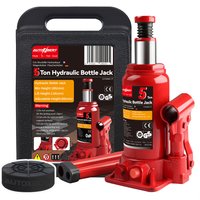 5 Ton Bottle Jack Car Auto Hydraulic Lifting Tool Carrying Case 6,000lb Jack Pad