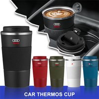 Stainless Steel Coffee Tumbler Thermos Cup Travel Thermal Mug For Audi Sline A1 A2 A3 8P A4 B8 A6 C6 A5 Q5 Q3 C7 8V B9 B7 RS RS3