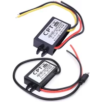 12V To 5V 3A 15W DC/DC Converter Regulator Waterproof CPT Car Power Converter Output Power Adapter Wire Interface