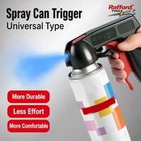 Rafford Spray Can Trigger Handle, Universal Aerosol Can Gun Grip Adapter Clip-On Spray Paint Trigger Tool r for DIY Auto Paint