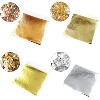 20 Sheets Soft Pottery Clay Decoration Imitation Gold Foil Paper DIY Earrings Jewelry Making Accessories Polymer Clay Tools