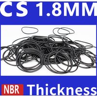 Thickness CS1.8mm Black NBR Nitrile Rubber O-rings Seals Gasket Washer temperature resistant wear-resistant oring