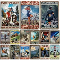AliExpress Potdemiel Artisian Sport Metal Sign Cycling Tin Plate Bicycle Decorative Plaque Wall Decor Garage Bar Pub Club Hotel Cafe Kitchen Home
