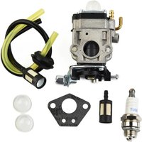 Carburetor Kit For 43cc 52cc 49cc Brushcutter Strimmer Cutter Chainsaw Carb Garden Power Tools Broken Carburetor Parts