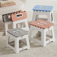 Outdoor Folding Stool Portable Household Plastic Small Stool Outdoor Fishing Camping Stool Stall Children Small Bench Gifts