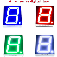 4PCS 4-inch digital tube 90mmX122mm digital display screen "8" high 101.6mm 7-segment digital tube 40101 series