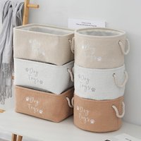 Teddy Velvet Storage Basket round Square Miscellaneous Storage Wicker Basket for Clothes And Quilts Modern Simple Style