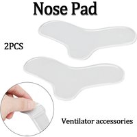 2Pcs Nasal Pad Set Silicone Gel Nose Pad Breathing Machine Replacement Accessories for Face Guard for Good Sleeping