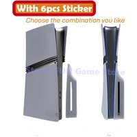 Limited 30th Anniversary for PS5 Pro Faceplate Vinyl Logo Sticker Playstation 5 Fat Console Cover Face Plate Shell Replacement