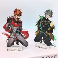 1Pc 1PC Game Genshin Impact Tartaglia Flins Cool Anime Manga IP Figure Ornament Gift for Collectors Home Desk Decor Shelf