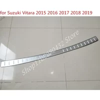 High Quality Stainless Steel Rear Bumper Protector Sill for Suzuki Vitara 2015 2016 2017 2018 2019