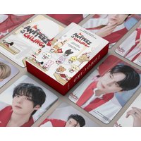 55pcs/set ATEEZ ANITEEZ IN THE CALLING POP UP lomo Star Photocards Photo Lomo Cards Fans Collection Printed Cards