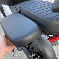 Universal Bicycle Back Seat Comfortable Thickened Pad Leather Saddle Modification Accessory for City Commute