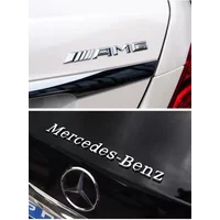 3D ABS Car Emblem Sticker for Mercedes Benz AMG 4Matic A B C E G CLA GLK CLASS W221 W212 W213 W176 W205 W177 X253 Decoration