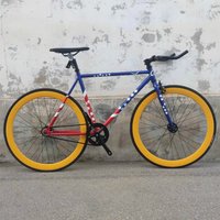 Fixie Bike Fixed Gear Bicycle Flip-flop Wheel 700C Single Speed Commuter Cycling Accessories Steel Frame