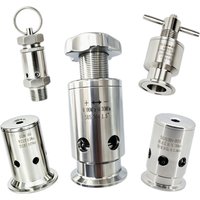 304SS Sanitär-Tri-Clamp-Druck-Vakuum-Überdruckventil, poliertes, leckagearmes Entlüftungs- und Abluft-Sicherheitsventil für Fermentationstanks
