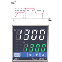 Digitaler Programmierbarer Temperatur-Kurventhermostat mit Timer 2-in-1 Aufstiegs- und Absenkregler PID-Temperaturregler