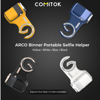 COMITOK ARCO BINER Magnetic Camera Grip for iPhone Wireless Detachable Remote Selfie Grip Handle Vlog Holder Compatible iOS18/26