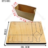Box Cutting Dies - New Die Cutting And Wooden Mold, HT1481 Suitable For Common Die Cutting Machines On The Market.