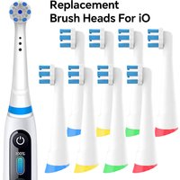 4/8/12 Count Replacement Brush Heads Compatible with Oral B iO 2/3/4/5/6/7/7G/8/9/10 Electric Toothbrush, IO Series Tooth Head