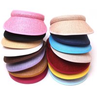 Fashion Simple Topless Hat Lady Outdoor Sunscreen UV Big Brim Sun Sports Visor Hat Running Caps Tennis Parent-child Beach Hat