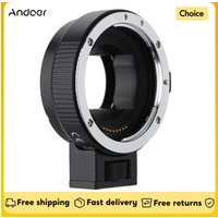 Andoer EF-NEX II Lens Adapter for Canon EF EF-S Lens to use for Sony NEX E Mount 3/3N/5N/5R/7/A7/A7R/A7S/A5000/A5100 Full Frame