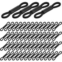 100 PCS Braces Chick Leg Correction Spraddle Black Adjustable Chicken Bands Identification