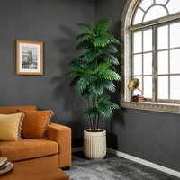 70-135cm Artificial Coconut Tree Large Fake Palm Plants Plastic Monstera Branch Faux Cocos Trees Leaves For Home Office Decor