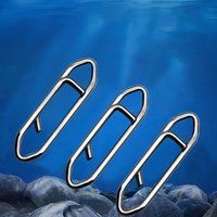 New 50pcs Fishing Snap Stainless Steel Speed Clip Topwater Clip Quick Change Fast Link Connector