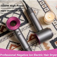 2026 Professional Hair Dryer Fast Dry Ionic Hair Dryer No Hair Flick 1600W High-Speed Blow Dryer for Salon Home Use
