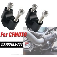 For CFMOTO CLX700 CLX 700 700CLX 2020 - 2023 Motorcycle Accessories Handlebar Riser Handle Bar Mount Clamp Adapter 28mm 1 1/8"