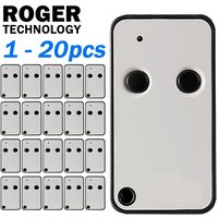 ROGER E80/TX52R/2 E80 TX52R Electric Garage Door Remote Control For ROGER E80 TX54R H80 TX22 M80 TX44R TX12 TX14 433.92MHz
