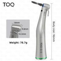 Dental Tip 20:1 Implant Contra Angle Fiber Optic Low Speed Handpiece with Water Tube Air Turbine X-SG20L Dentistry Equipment