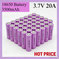 18650 Battery ,100% Genuine INR18650-35E 3500mAh 3.7V 20A Rechargeable 18650 Lithium Ion Battery for Toys Power Tools Flashlight