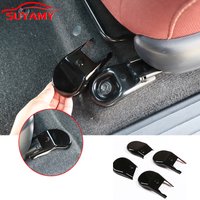 Für Toyota Hilux 2015-2021 ABS Anti-Staub Sitz Halterung Befestigungs Schrauben Borte Abdeckung Auto Innen Zubehör Schwarz 4PCS