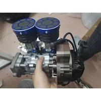 High-horsepower RC Engine Twin cylinders 58cc Nitro Motor fit RC Car Model diy flatbed Bike Motorcycle Upgrades