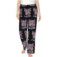 Custom Printed Bratz Rock Angelz Doll Pajama Pants Women's Cartoon Tv Movie Sleep Sleepwear Bottoms with Pockets