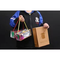 Magic Tricks Mini Dream Bag / Appearing Flower Box (13*6.2*6.2cm) Super Delux Bag Appearing Flower Empty From Box Gimmick Props