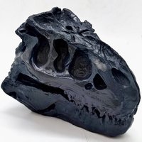 Silicone mold Halloween indoor decoration DIY resin plaster decoration for Tyrannosaurus Rex dinosaur skull specimens