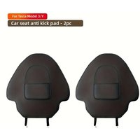 Car Seat Back Protective Mat For Tesla Model 3 / Y Full Seat Anti Kick Pad Leather Anti Scratch Protector Mats Car Accessories
